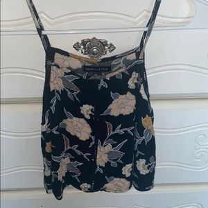 floral crop top